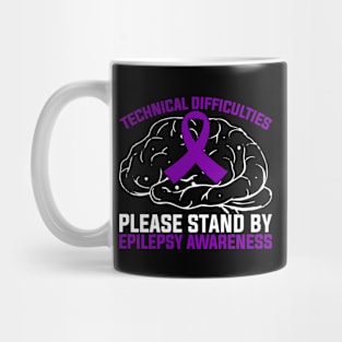 Epilepsy Awareness Technical Difficulties Please Stand By Mug